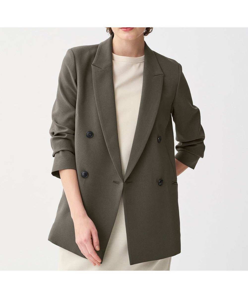 【アンクレイヴ/uncrave】の【UVカット・接触冷感・洗濯機洗い可】ウォッシャブルドライサップ ジャケット インテリア・キッズ・メンズ・レディースファッション・服の通販 founy(ファニー) 　ファッション　Fashion　レディースファッション　Fashion for Women　アウター　Coat / Outerwear Collection　レディースジャケット・軽アウター　Jackets　テーラードジャケット / 通勤・きれいめスタイル　Tailored Jackets & Blazers　春　Spring　サスペンダー　Suspenders, Braces　ジャケット　Jacket, Outerwear　セットアップ　Set-Up, Coordinated Outfit　雑誌　Magazine, Fashion Magazine　ダブル　Double, Double-Breasted　バランス　Balance, Style Balance　ワイド　Wide, Wide Fit　S/S・春夏　SS, Spring/Summer, Warm Season　おすすめ　Recommended / Our Picks　夏　Summer　スレート|ID: prp329100004452245 ipo3291000000032545039