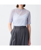 【アンクレイヴ/uncrave】の【洗濯機洗い可】トリコットシフォン ハーフスリーブカットソー サックス|ID: prp329100004452248 ipo3291000000031922383