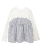 【アースミュージックアンドエコロジー/earth music&ecology】のサッカーストライプドッキングプルオーバー 人気、トレンドファッション・服の通販 founy(ファニー) ファッション Fashion レディースファッション Fashion for Women トップス・カットソー Cut & Sew Tops シャツ・ブラウス・オフィスカジュアル Elegant Blouses & Button-Ups ロングTシャツ・Tシャツ Longline T-Shirts & Tees カジュアルプルオーバー・ニットトップス Pullovers & Knit Tops / Casual Pullovers カットソー・ベーシックTシャツ Cut-and-Sewn Tops / Stretch Tees & Basics おすすめ Recommended / Our Picks カットソー Cut and Sewn Top ギャザー Gathered, Ruffled サッカー Seersucker, Summer Fabric シャーリング Shirring, Ruched ストライプ Stripe, Striped Pattern ドッキング Docking, Mixed Material ビスチェ Bustier, Corset Top フレア Flare, Flared ポケット Pocket, Pocket Detail 夏 Summer 春 Spring S/S・春夏 SS, Spring/Summer, Warm Season thumbnail Black|ID: prp329100004452257 ipo3291000000033516445