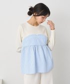 【アースミュージックアンドエコロジー/earth music&ecology】のサッカーストライプドッキングプルオーバー 人気、トレンドファッション・服の通販 founy(ファニー) ファッション Fashion レディースファッション Fashion for Women トップス・カットソー Cut & Sew Tops シャツ・ブラウス・オフィスカジュアル Elegant Blouses & Button-Ups ロングTシャツ・Tシャツ Longline T-Shirts & Tees カジュアルプルオーバー・ニットトップス Pullovers & Knit Tops / Casual Pullovers カットソー・ベーシックTシャツ Cut-and-Sewn Tops / Stretch Tees & Basics おすすめ Recommended / Our Picks カットソー Cut and Sewn Top ギャザー Gathered, Ruffled サッカー Seersucker, Summer Fabric シャーリング Shirring, Ruched ストライプ Stripe, Striped Pattern ドッキング Docking, Mixed Material ビスチェ Bustier, Corset Top フレア Flare, Flared ポケット Pocket, Pocket Detail 夏 Summer 春 Spring S/S・春夏 SS, Spring/Summer, Warm Season thumbnail Sax|ID: prp329100004452257 ipo3291000000033516446