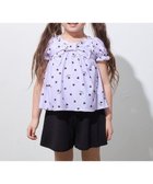 【エニファム/any FAM / KIDS】の総柄 セパレート水着 ラベンダー×ブラック(ハート)|ID: prp329100004452891 ipo3291000000031888429