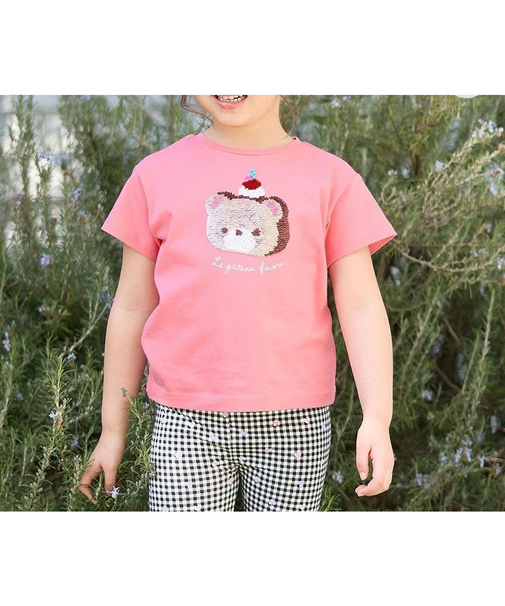 【エニィ/ANY / KIDS】のミラクルスパンコールTシャツ 人気、トレンドファッション・服の通販 founy(ファニー) 　ファッション　Fashion　キッズファッション　Fashion for Kids　トップス・カットソー　Cut & Sew Tops　春　Spring　洗える　Machine Washable　カットソー　Cut and Sewn Top　スパンコール　Sequins, Sequin Embellishment　パターン　Pattern, Design Print　ポケット　Pocket, Pocket Detail　モチーフ　Motif, Design Theme　S/S・春夏　SS, Spring/Summer, Warm Season　夏　Summer　 other-1|ID: prp329100004452895 ipo3291000000034176979