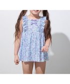 【エニファム/any FAM / KIDS】の小花柄 セパレート水着 サックスブルー|ID: prp329100004452897 ipo3291000000031155566