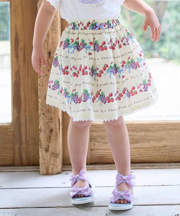 【エニファム/any FAM / KIDS】の総柄フルーツ スカート インテリア・キッズ・メンズ・レディースファッション・服の通販 founy(ファニー) https://founy.com/ ファッション Fashion キッズファッション KIDS おすすめ Recommend シンプル Simple ポケット Pocket リボン Ribbon ワンポイント One Point 夏 Summer 春 Spring S/S・春夏 Ss・Spring/Summer |ID: prp329100004452901 ipo3291000000031155587