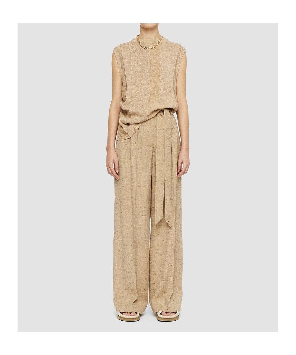 【ジョゼフ/JOSEPH】のスペックルシルクリネン ワイドトラウザーズ 人気、トレンドファッション・服の通販 founy(ファニー) 　ファッション　Fashion　レディースファッション　Fashion for Women　パンツ　Pants & Trousers　シルク　Silk, 100% Silk　ポケット　Pocket, Pocket Detail　リネン　Linen, Linen Fabric　ロング　Long, Long-Length　ワイド　Wide, Wide Fit　夏　Summer　A/W・秋冬　Autumn/Winter　 other-1|ID: prp329100004452915 ipo3291000000033565414