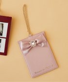 【メゾンドフルール/Maison de FLEUR】のEC限定フォトケース 人気、トレンドファッション・服の通販 founy(ファニー) ファッション Fashion レディースファッション WOMEN 財布 Wallets おすすめ Recommend コレクション Collection サテン Satin スリット Slit チェーン Chain ビジュー Bijou ポケット Pocket リボン Ribbon エレガント 上品 Elegant 財布 Wallet thumbnail Pink|ID: prp329100004453426 ipo3291000000031918841