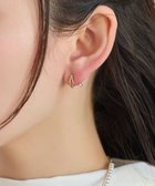 【フィービィー/phoebe】の【痛くないシリーズ】リーフビジューフロートライトフィットイヤリング ゴールド ゴールド|ID: prp329100004453442 ipo3291000000031918907