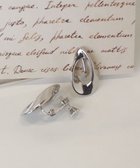 【ティアクラッセ/Tiaclasse】の【金属アレルギー対応】ツイストドロップイヤリング シルバー|ID: prp329100004453450 ipo3291000000031835391