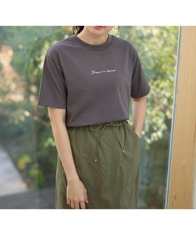 【エニィファム/any FAM】の【洗濯機可/接触冷感/UVケア】オーガビッツ刺繍ロゴTシャツ 人気、トレンドファッション・服の通販 founy(ファニー) ファッション Fashion レディースファッション WOMEN トップス・カットソー Tops/Tshirt シャツ/ブラウス Shirts/Blouses ロング / Tシャツ T-Shirts カットソー Cut and Sewn インナー Inner 春 Spring 洗える Washable カットソー Cut And Sew シンプル Simple ジャケット Jacket ベーシック Basic ボトム Bottom S/S・春夏 Ss・Spring/Summer おすすめ Recommend 夏 Summer エレガント 上品 Elegant |ID:prp329100004453471