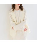 【ベイジ,/BEIGE,】の【洗える】BERGAMOT / ウォッシャブルリネンバックドロストジャケット Ecru|ID: prp329100004453488 ipo3291000000034177604