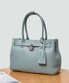 【スタイルコード/STYLE CODE】の【PADMA/パドマ】 キーチャーム付 本革ベルトデザインハンドバッグ サックス|ID: prp329100004453525 ipo3291000000031835563