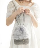 【スタイルコード/STYLE CODE】の【MERCURYDUO/マーキュリーデュオ】チュールフリル 雑材バケツ型ショルダーバッグ グレー|ID: prp329100004453646 ipo3291000000031985873