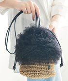 【スタイルコード/STYLE CODE】の【MERCURYDUO/マーキュリーデュオ】チュールフリル 雑材バケツ型ショルダーバッグ ブラック|ID: prp329100004453646 ipo3291000000031985875