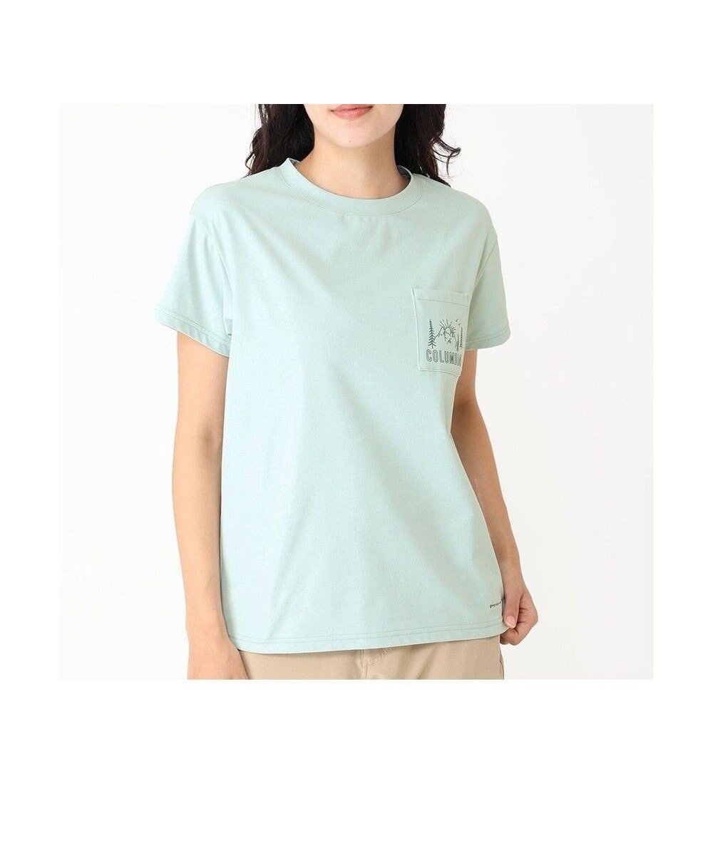 【コロンビア/Columbia】のColumbia/ ウィメンズヤハラフォレストポケットショートスリーブTシャツ /コロンビア インテリア・キッズ・メンズ・レディースファッション・服の通販 founy(ファニー) 　ファッション　Fashion　レディースファッション　WOMEN　トップス・カットソー　Tops/Tshirt　シャツ/ブラウス　Shirts/Blouses　ロング / Tシャツ　T-Shirts　カットソー　Cut and Sewn　アウトドア　Outdoor　カットソー　Cut And Sew　グラフィック　Graphic　シンプル　Simple　ジャージ　Jersey　ストレッチ　Stretch　フォルム　Form　プリント　Print　ベーシック　Basic　ボックス　Box　ポケット　Pocket　A/W・秋冬　Aw・Autumn/Winter・Fw・Fall-Winter　S/S・春夏　Ss・Spring/Summer　おすすめ　Recommend　夏　Summer　Cool Green|ID: prp329100004453962 ipo3291000000031919734