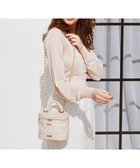 【メゾンドフルール/Maison de FLEUR】のリボンキルティングキューブショルダーバッグ Ivory|ID: prp329100004454039 ipo3291000000031916530
