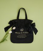 【メゾンドフルール/Maison de FLEUR】のダブルリボンギャザートートバッグ 人気、トレンドファッション・服の通販 founy(ファニー) ファッション Fashion レディースファッション Fashion for Women バッグ Bags ギャザー Gathered, Ruffled サテン Satin, Glossy Fabric スマホ Smartphone, Mobile Device ポケット Pocket, Pocket Detail リボン Ribbon, Bow エレガント 上品 Elegant ビジネス 仕事 通勤 Business / Work / Commuting 2025年 2025 2025春夏・S/S Spring/Summer 2025 SS25 thumbnail Black|ID: prp329100004454128 ipo3291000000032270736
