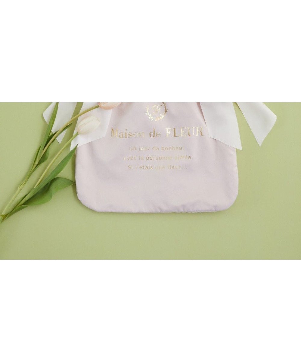 【メゾンドフルール/Maison de FLEUR】のダブルリボンギャザートートバッグ インテリア・キッズ・メンズ・レディースファッション・服の通販 founy(ファニー) 　ファッション　Fashion　レディースファッション　Fashion for Women　バッグ　Bags　ギャザー　Gathered, Ruffled　サテン　Satin, Glossy Fabric　スマホ　Smartphone, Mobile Device　ポケット　Pocket, Pocket Detail　リボン　Ribbon, Bow　エレガント 上品　Elegant　ビジネス 仕事 通勤　Business / Work / Commuting　2025年　2025　2025春夏・S/S　Spring/Summer 2025 SS25　Light Pink|ID: prp329100004454128 ipo3291000000032270738