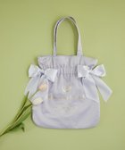 【メゾンドフルール/Maison de FLEUR】のダブルリボンギャザートートバッグ 人気、トレンドファッション・服の通販 founy(ファニー) ファッション Fashion レディースファッション Fashion for Women バッグ Bags ギャザー Gathered, Ruffled サテン Satin, Glossy Fabric スマホ Smartphone, Mobile Device ポケット Pocket, Pocket Detail リボン Ribbon, Bow エレガント 上品 Elegant ビジネス 仕事 通勤 Business / Work / Commuting 2025年 2025 2025春夏・S/S Spring/Summer 2025 SS25 thumbnail Lilac|ID: prp329100004454128 ipo3291000000032270739