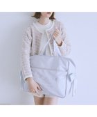 【メゾンドフルール/Maison de FLEUR】のサテンキャリーオンバッグ 人気、トレンドファッション・服の通販 founy(ファニー) ファッション Fashion レディースファッション Fashion for Women バッグ Bags スーツケース キャリーケース Suitcase / Carry Case サテン Satin, Glossy Fabric シルバー Silver, Metallic Silver スマホ Smartphone, Mobile Device ドッキング Docking, Mixed Material ポケット Pocket, Pocket Detail リボン Ribbon, Bow 人気 Popular, Best Seller 旅行 Travel thumbnail Light Blue|ID: prp329100004454149 ipo3291000000033333730