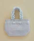【メゾンドフルール/Maison de FLEUR】のブランドロゴフリルハンドルトートSバッグ 人気、トレンドファッション・服の通販 founy(ファニー) ファッション Fashion レディースファッション Fashion for Women バッグ Bags アンティーク Antique-Inspired サテン Satin, Glossy Fabric シルバー Silver, Metallic Silver ストライプ Stripe, Striped Pattern フェミニン Feminine, Girly フラワー Flower, Floral フロント Front, Front Design プリント Print, Printed Pattern ポケット Pocket, Pocket Detail リボン Ribbon, Bow エレガント 上品 Elegant thumbnail Light Blue|ID: prp329100004454153 ipo3291000000033333697