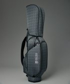 【23区 ゴルフ/NIJYUSANKU GOLF】の【UNISEX】モノグラムライトキャディバッグ ベテランゴルファーにもおすすめなモダンデザイン ブラック系5|ID: prp329100004454173 ipo3291000000031840544