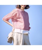 【エニィ スィス/any SiS】の【洗える】シアー ニットT ベリーピンク|ID: prp329100004454183 ipo3291000000034295717