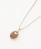 【ジェイ プレス/J.PRESS】のリバーシブル マーブル ネックレス ブラウン×オフ系|ID: prp329100004454196 ipo3291000000032678493