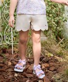 【エニファム/any FAM / KIDS】の裾スカラップ ショートパンツ ミルクベージュ|ID: prp329100004454796 ipo3291000000031169081