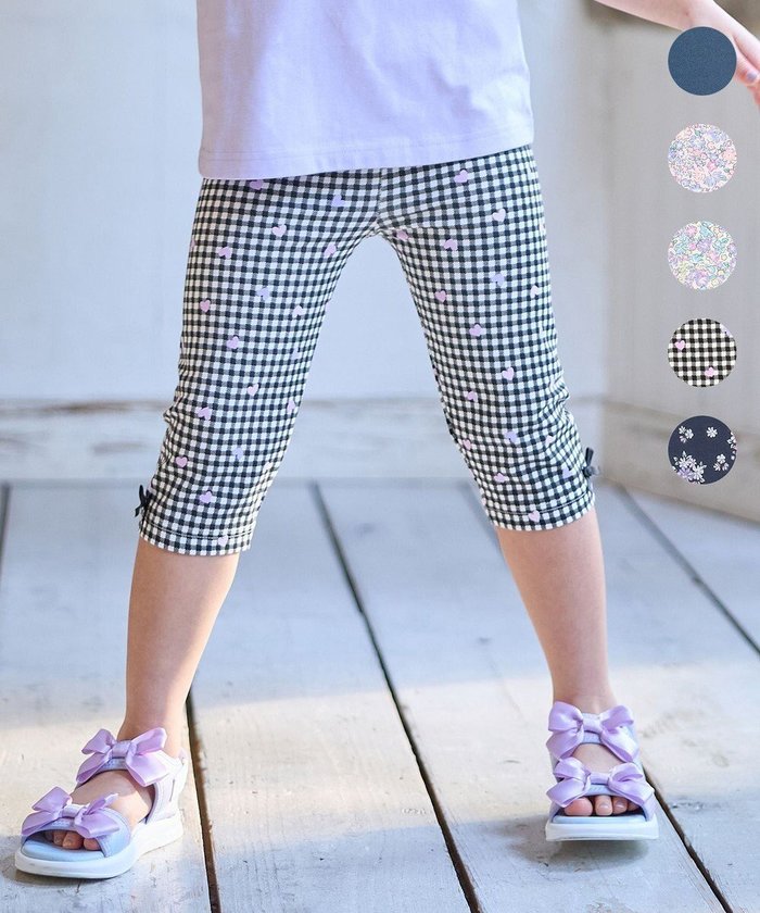 【エニファム/any FAM / KIDS】の5分丈レギンス インテリア・キッズ・メンズ・レディースファッション・服の通販 founy(ファニー) https://founy.com/ ファッション Fashion キッズファッション Fashion for Kids ボトムス Bottoms 春 Spring 洗える Machine Washable ストレッチ Stretch, Stretchy Fabric スマホ Smartphone, Mobile Device チェック Check, Plaid, Tartan トレンド Trend, Trending Now 人気 Popular, Best Seller ポケット Pocket, Pocket Detail 無地 Plain, Solid Color リボン Ribbon, Bow レギンス Leggings, Stretch Pants ワンポイント One Point, Statement Accent S/S・春夏 SS, Spring/Summer, Warm Season おすすめ Recommended / Our Picks 夏 Summer |ID: prp329100004454797 ipo3291000000032674386