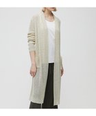【ベイジ,/BEIGE,】の【Precious 6月号掲載】 OPTICAL / ロングカーディガン Ecru|ID: prp329100004454986 ipo3291000000031916086