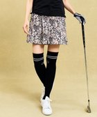 【23区 ゴルフ/NIJYUSANKU GOLF】の【WOMEN】【接触冷感/撥水/UVカット】フラワーショートパンツ 一気に華やかになるヘルシーな総柄 ブラック系5|ID: prp329100004455012 ipo3291000000031171642