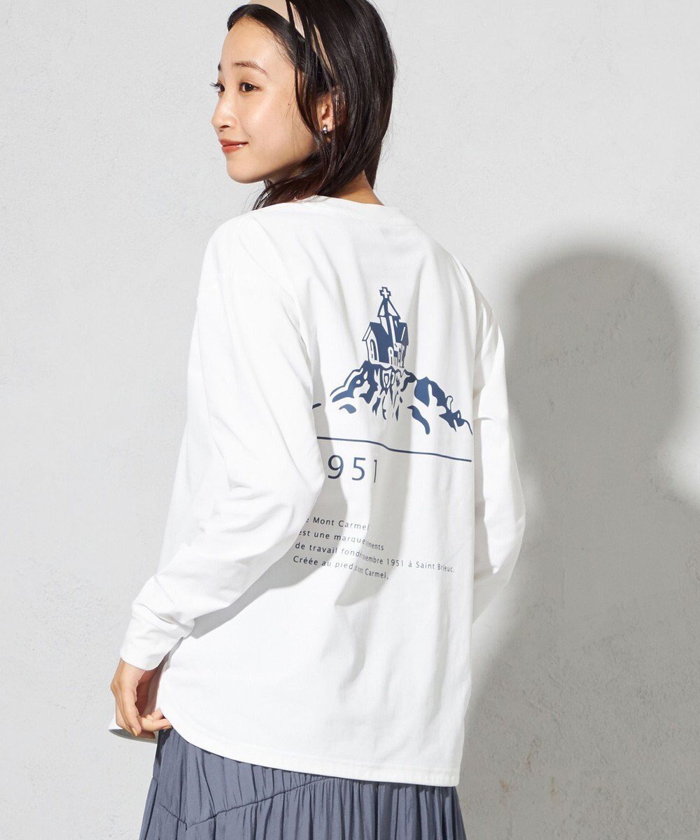 【シェアパーク/SHARE PARK】の【UNISEX】吸水速乾 LMCバックプリントロングスリーブTシャツ(S・Mサイズ) インテリア・キッズ・メンズ・レディースファッション・服の通販 founy(ファニー) 　ファッション　Fashion　レディースファッション　WOMEN　トップス・カットソー　Tops/Tshirt　シャツ/ブラウス　Shirts/Blouses　ロング / Tシャツ　T-Shirts　カットソー　Cut and Sewn　ユニセックス　Unisex　カットソー　Cut And Sew　吸水　Water Absorption　A/W・秋冬　Aw・Autumn/Winter・Fw・Fall-Winter　ホワイト|ID: prp329100004455028 ipo3291000000031903522