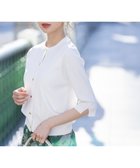 【エニィ スィス/any SiS】の【接触冷感・UVカット・洗える】ハーフスリーブ カーディガン 人気、トレンドファッション・服の通販 founy(ファニー) ファッション Fashion レディースファッション Fashion for Women トップス・カットソー Cut & Sew Tops カーディガン・羽織り Layered Style Cardigans おすすめ Recommended / Our Picks インナー Innerwear カーディガン Cardigan, Knitwear ストレッチ Stretch, Stretchy Fabric スリット Slit, Slit Detail スリーブ Sleeve, Long Sleeve / Short Sleeve ハーフ Half, Half-Length メタル Metal, Metal Parts 半袖 Short Sleeve, Half Sleeve 夏 Summer 新作・新入荷 New Arrivals / New In 春 Spring S/S・春夏 SS, Spring/Summer, Warm Season 洗える Machine Washable 羽織 Haori, Light Jacket thumbnail オフ|ID: prp329100004455265 ipo3291000000036272527