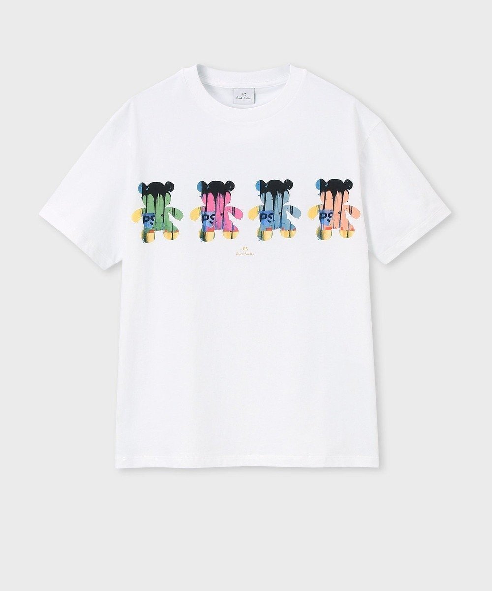 【ポール スミス/Paul Smith】のPainted Mini Bears 半袖Tシャツ インテリア・キッズ・メンズ・レディースファッション・服の通販 founy(ファニー) 　ファッション　Fashion　レディースファッション　WOMEN　トップス・カットソー　Tops/Tshirt　シャツ/ブラウス　Shirts/Blouses　ロング / Tシャツ　T-Shirts　カットソー　Cut and Sewn　カットソー　Cut And Sew　モチーフ　Motif　ワーク　Work　半袖　Short Sleeve　夏　Summer　S/S・春夏　Ss・Spring/Summer　A/W・秋冬　Aw・Autumn/Winter・Fw・Fall-Winter　ホワイト|ID: prp329100004455284 ipo3291000000031770081