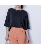 【エニィ スィス/any SiS】の【接触冷感・UVカット・洗える】ビューティクールボートネック プルオーバー ネイビー|ID: prp329100004455367 ipo3291000000033564243
