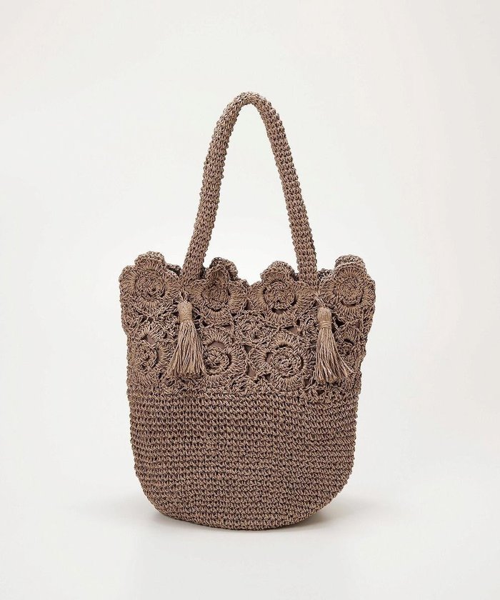 【トプカピ/TOPKAPI】の【TREASURE TOPKAPI】フラワーモチーフ ペーパー トートバッグ インテリア・キッズ・メンズ・レディースファッション・服の通販 founy(ファニー) https://founy.com/ ファッション Fashion レディースファッション WOMEN バッグ Bag おすすめ Recommend エレガント 上品 Elegant タッセル Tassel ビーチ Beach フラワー Flower ペーパー Paper モチーフ Motif 手編み Hand Knitting |ID: prp329100004455395 ipo3291000000031835471