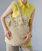 【トプカピ/TOPKAPI】の【TREASURE TOPKAPI】フラワーモチーフ ペーパー トートバッグ ベージュ|ID: prp329100004455395 ipo3291000000031835473