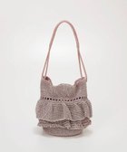 【トプカピ/TOPKAPI】の【TREASURE TOPKAPI】メタルコード フリル ショルダーバッグ シャンパン|ID: prp329100004455399 ipo3291000000031835476
