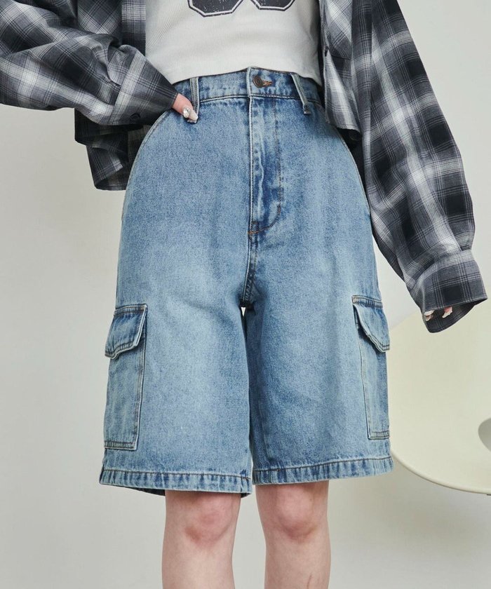 【ウィゴー/WEGO】のヴィンテージウォッシュカーゴハーフパンツ インテリア・キッズ・メンズ・レディースファッション・服の通販 founy(ファニー) https://founy.com/ ファッション Fashion レディースファッション Fashion for Women パンツ Pants & Trousers デニムパンツ・ジーンズ・美脚デニム Denim Jeans & Pants ショートパンツ・ハーフパンツ High-Waisted & Relaxed Shorts おすすめ Recommended / Our Picks カーゴパンツ Cargo Pants, Utility Pants スマホ Smartphone, Mobile Device デニム Denim, Jeans Material トレンド Trend, Trending Now ヴィンテージ Vintage Style 夏 Summer 春 Spring S/S・春夏 SS, Spring/Summer, Warm Season |ID: prp329100004455403 ipo3291000000033410259