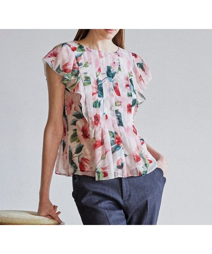 【トッカ/TOCCA】の【洗える・消臭】FULL BLOOM PEONY BLOUSE ブラウス インテリア・キッズ・メンズ・レディースファッション・服の通販 founy(ファニー) https://founy.com/ ファッション Fashion レディースファッション Ladies' Fashion Online トップス・カットソー Tops/Tshirt シャツ/ブラウス Shirts/Blouses 2025年 2025 2025春夏・S/S Ss,Spring/Summer,2025 再入荷 Restock/Back In Stock/Re Arrival 夏 Summer 春 Spring S/S・春夏 Ss・Spring/Summer 洗える Washable |ID: prp329100004455419 ipo3291000000032663002