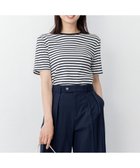 【組曲/KUMIKYOKU】のベーシックリブ Tシャツ ボーダー系1|ID: prp329100004455468 ipo3291000000032666299