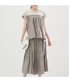 【組曲/KUMIKYOKU】の【WEB限定】カッセンセット ワンピース グレージュ系|ID: prp329100004455470 ipo3291000000031835505