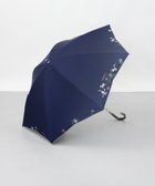 【アウロラ/AURORA】のNINA RICCI(ニナリッチ)花柄刺繍晴雨兼用パラソル(長傘) ネイビー|ID: prp329100004455899 ipo3291000000032551083