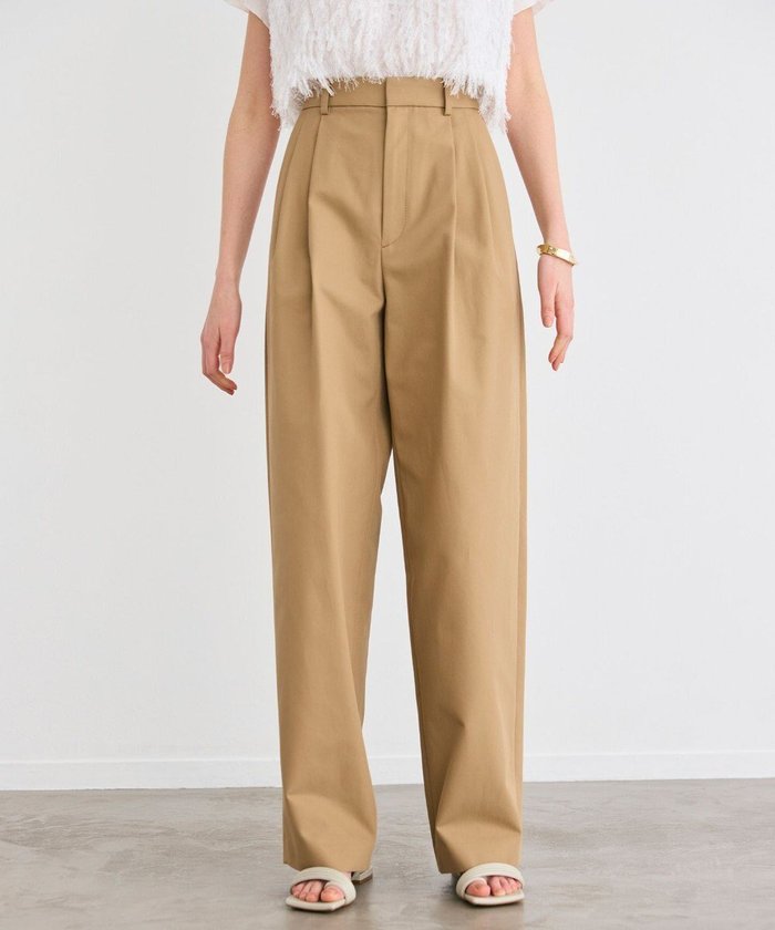 【ベイジ,/BEIGE,】の【洗える】GAZANIA / コットンチノ2タックワイドパンツ インテリア・キッズ・メンズ・レディースファッション・服の通販 founy(ファニー) https://founy.com/ ファッション Fashion レディースファッション WOMEN パンツ Pants ジャケット Jacket タンク Tank デニム Denim ロング Long 再入荷 Restock/Back In Stock/Re Arrival 夏 Summer 春 Spring S/S・春夏 Ss・Spring/Summer 洗える Washable A/W・秋冬 Aw・Autumn/Winter・Fw・Fall-Winter |ID: prp329100004456503 ipo3291000000031184889