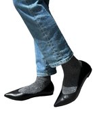 【23区/NIJYUSANKU】のラメ クルーソックス グレー系|ID: prp329100004456516 ipo3291000000031930578