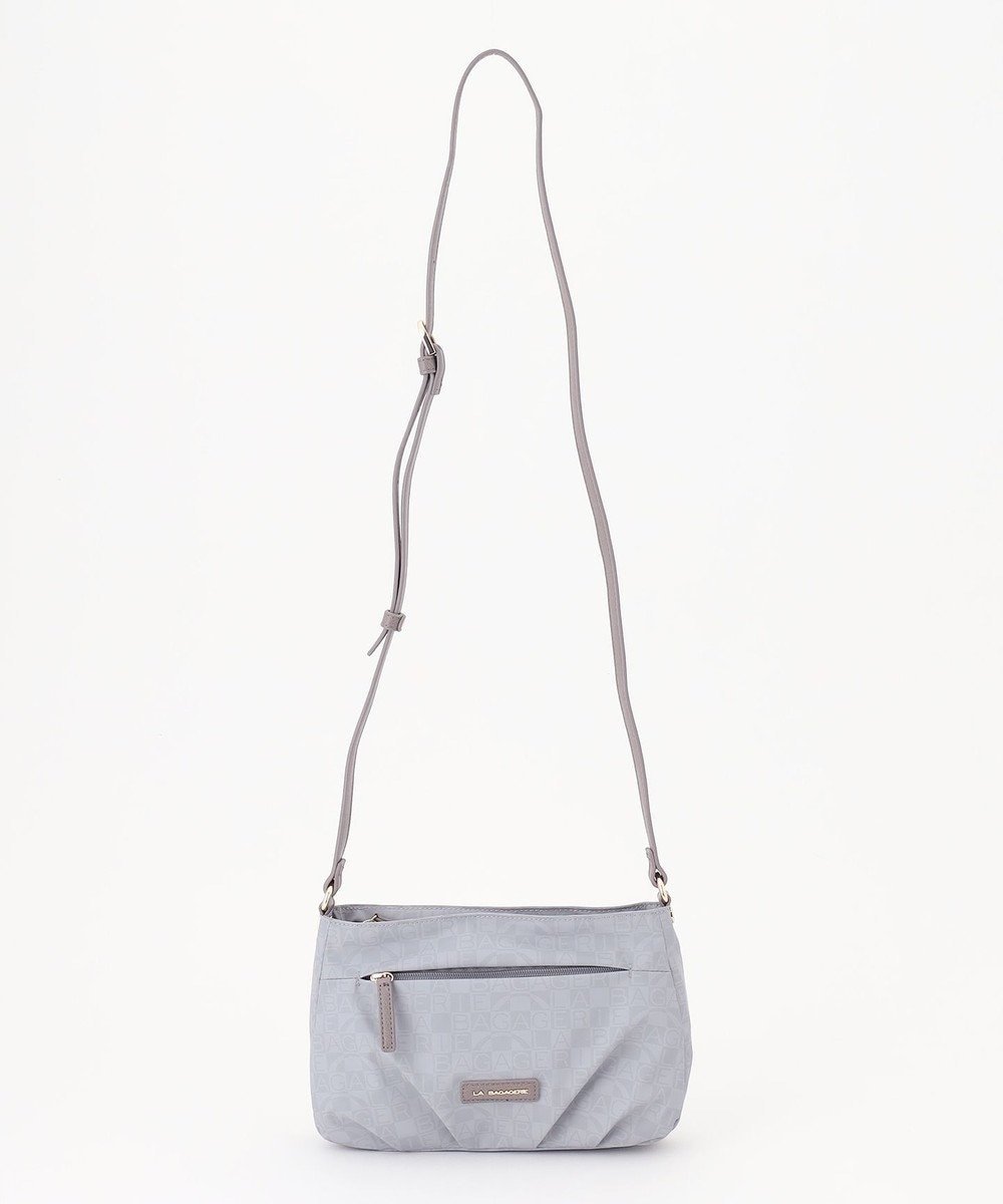 【ラ バガジェリー/LA BAGAGERIE】のMONOGRAMME ポシェット インテリア・キッズ・メンズ・レディースファッション・服の通販 founy(ファニー) 　ファッション　Fashion　レディースファッション　Fashion for Women　コンパクト　Compact, Small Size　ポケット　Pocket, Pocket Detail　ポシェット　Pochette, Mini Bag　再入荷　Restock / Back in Stock　グレー|ID: prp329100004456520 ipo3291000000033315651