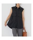 【アメリカンホリック/AMERICAN HOLIC】のノースリーブWポケットシャツ Black|ID: prp329100004456559 ipo3291000000031917030