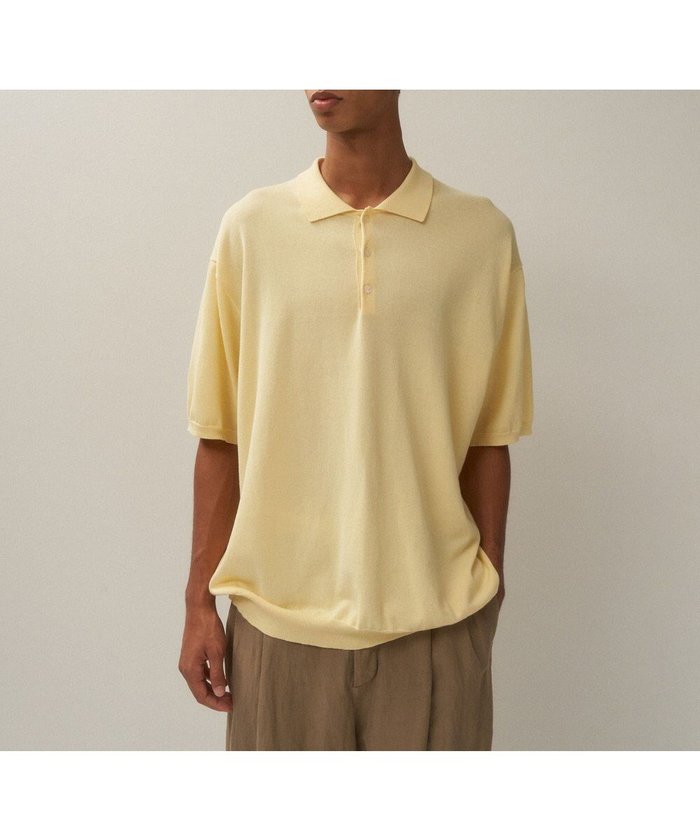 【エイトン/ATON】のCOTTON WASHI KNIT ハーフスリーブポロセーター - UNISEX インテリア・キッズ・メンズ・レディースファッション・服の通販 founy(ファニー) https://founy.com/ ファッション Fashion レディースファッション WOMEN トップス・カットソー Tops/Tshirt ニット Knit Tops ユニセックス Unisex セーター Sweater リネン Linen リラックス Relax 夏 Summer 春 Spring S/S・春夏 Ss・Spring/Summer |ID: prp329100004456643 ipo3291000000031835533