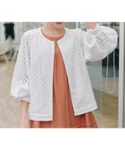 【ティアクラッセ/Tiaclasse】の【洗える】パンチングレースブルゾン オフホワイト|ID: prp329100004456650 ipo3291000000031186586