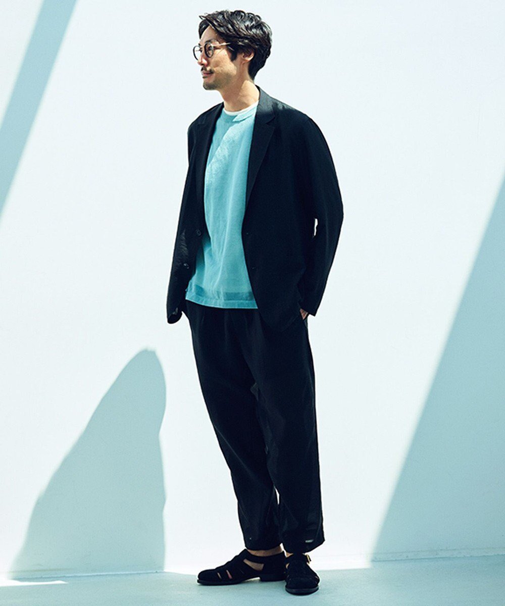 【アンフィーロ/UNFILO / MEN】の【OCEANS web / YouTube 掲載】ライトウェイトシアー イージーテーパードパンツ 人気、トレンドファッション・服の通販 founy(ファニー) 　ファッション　Fashion　メンズファッション　Fashion for Men　ボトムス　Bottoms　春　Spring　軽量　Lightweight, Ultra Light　シアー　Sheer, See-Through　スタイリッシュ　Stylish, Fashionable　雑誌　Magazine, Fashion Magazine　メンズ　Men's, Menswear　S/S・春夏　SS, Spring/Summer, Warm Season　夏　Summer　 other-1|ID: prp329100004457694 ipo3291000000033653764
